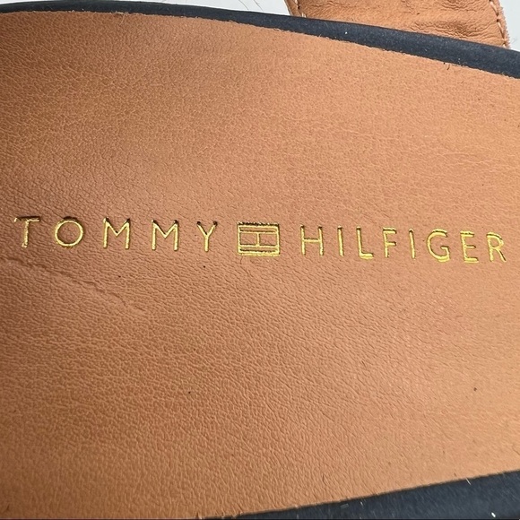 Tommy Hilfiger Blue TWGALLIE Espadrille Platform Wedge Sandals Size 9 Women’s - Picture 2 of 10